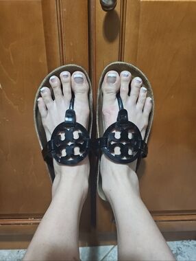 Tory Burch Miller Cloud Patent Leather Flat Size 10.5M